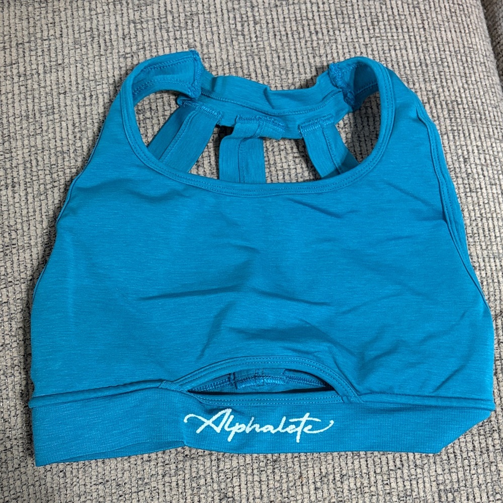 Alphalete Teal Sports Bra